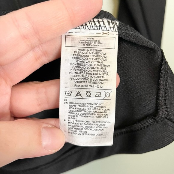 ADIDAS Women's Black Tiro Training Pride Stripe Front Zip Track Jacket Medium - Picture 11 of 11